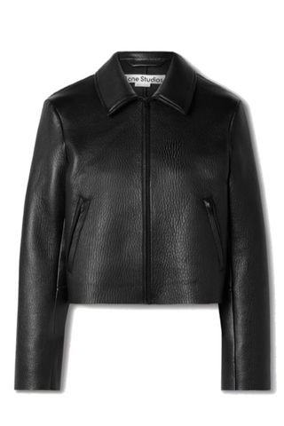 Acne Studios Libo textured-leather jacket