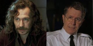 Gary Oldman as Sirius Black in Harry Potter and as CJCS Charles Donnegan in Hunter Killer