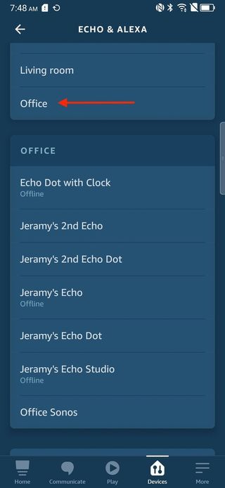 Echo Show clock face Alexa app 3