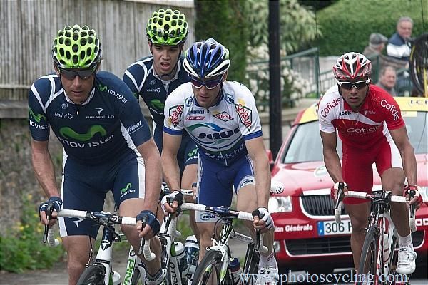 The break of the day included Movistar teammates Ivan Guti&eacute;rrez and Jes&uacute;s Herrada, Jonathan Hivert (Saur-Sojasun) and Leonardo Duque (Cofidis).