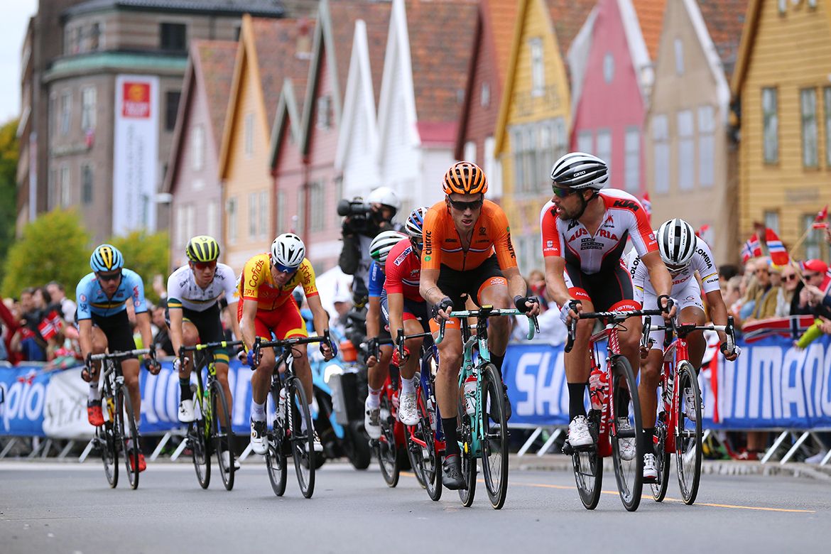 Lars Boom (Netherlands) in a late attack
