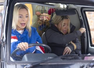 Lauren Bolton and Betsy in Coronation Street