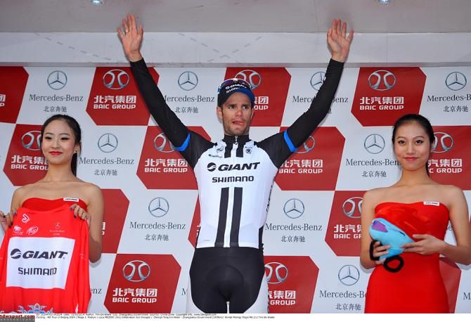 Luka Mezgec (Giant-Shimano) wins the opening stage in Beijing