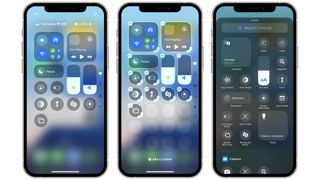 The Control Centre in iOS 18.