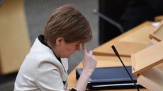 Nicola Sturgeon attends First Minister's Questions.