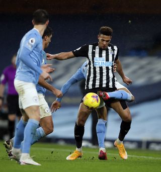 Bruce felt Newcastle showed some spirit in defeat at Manchester City