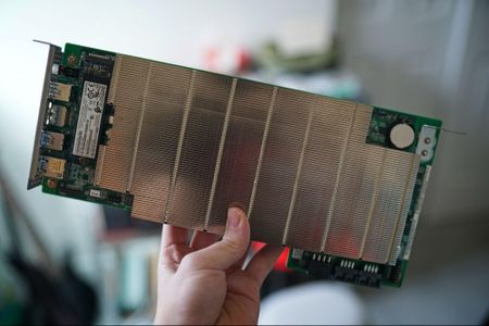 The BC 250 board in-hand