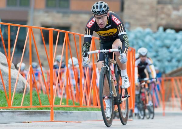 On the attack at the Tour of Vail.