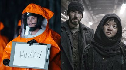 stills from arrival and snowpiercer