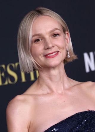 Carey Mulligan attends Netflix's "Maestro" Los Angeles photo call at the Academy Museum of Motion Pictures on December 12, 2023 in Los Angeles, California