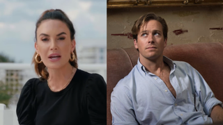 Elizabeth Chambers and Armie Hammer side by side