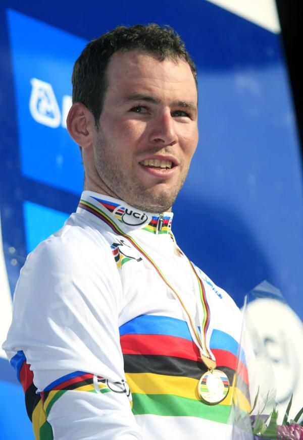 Cavendish will wear the rainbow jersey for the next 12 months
