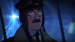 The final episode of "Cosmos: A Spacetime Odyssey" retells the story of Viktor Hess, who discovered cosmic rays from a hot-air balloon, in an animated short.