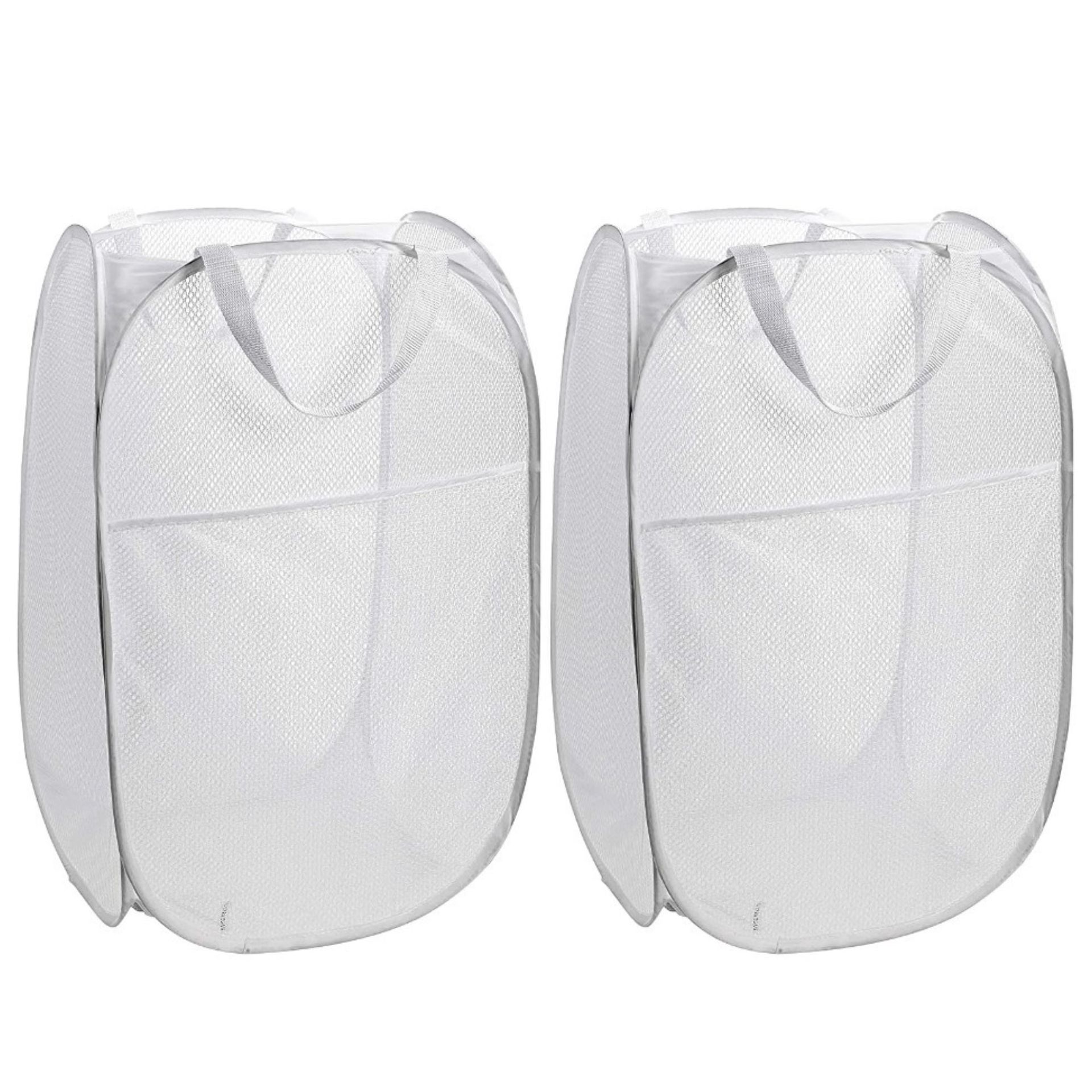 Dua keranjang cucian jala