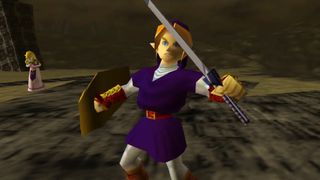 Link as he appears in the final battle of The Legend of Zelda: Ocarina of Time