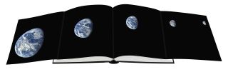 Each of the two volumes of The Folio Society's presentation of Andrew Chaikin's "A Man on the Moon" includes eight fold-pages with panoramic Apollo mission photographs.