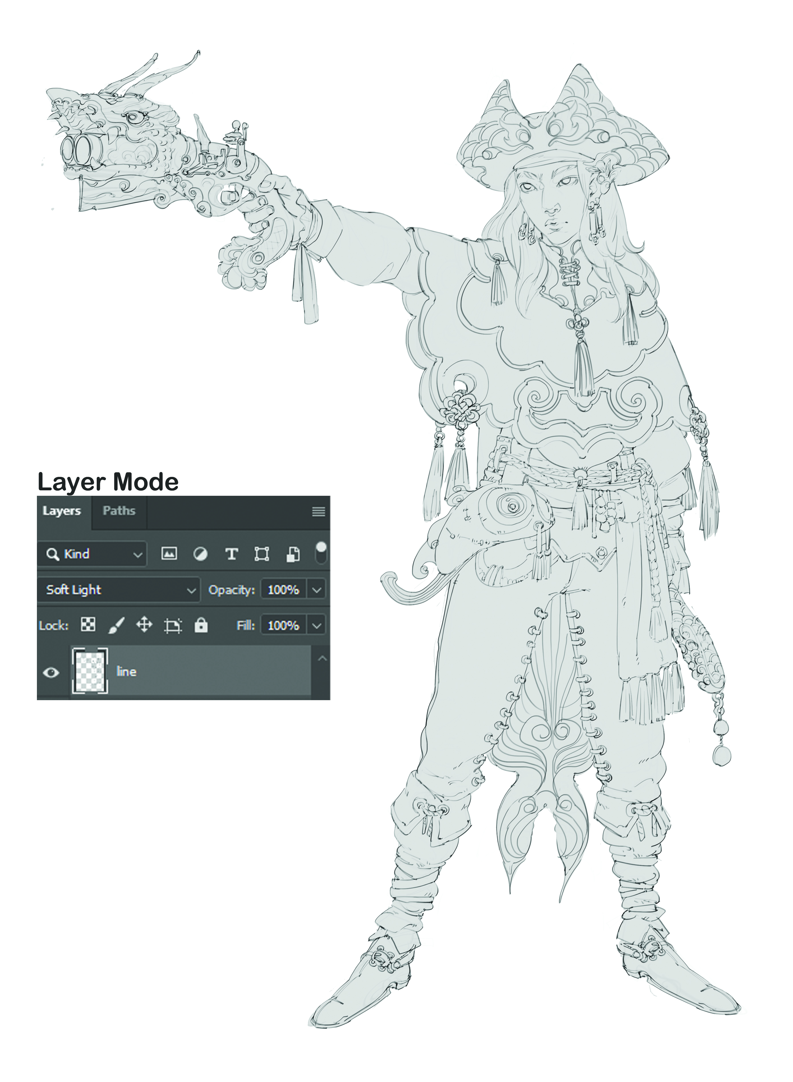 Character design in process