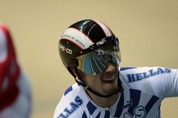Keirin gold medalist Christos Volikakis (Greece)