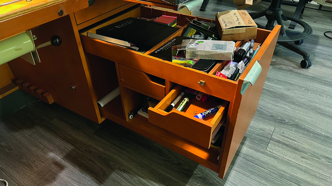 Images from Aaron Blaise's art studio