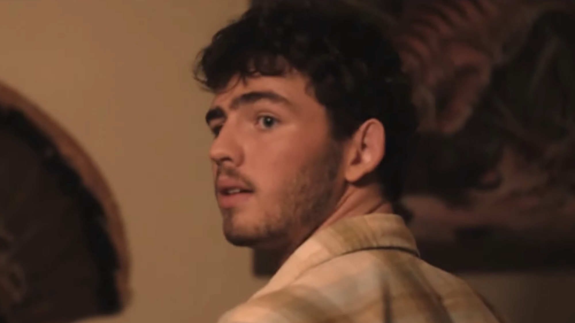Carter turning after hearing knock on door in Dutton Ranch Season 1 finale