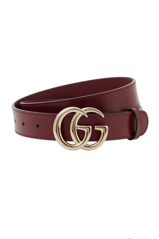 Gg Marmont Leather Belt