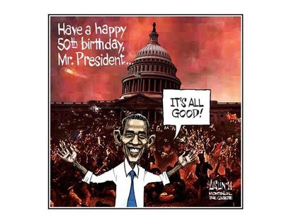 Obama's early birthday present