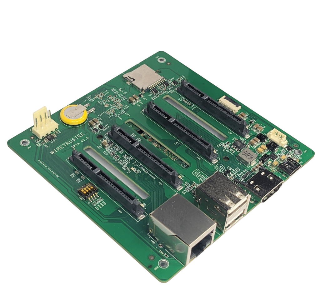 Wiretrustee SATA Board for Raspberry PI CM4