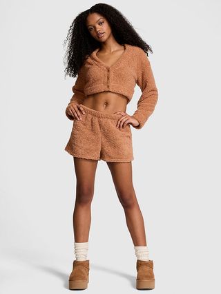 Co-Zzzy Fleece Boxy Pajama Shorts