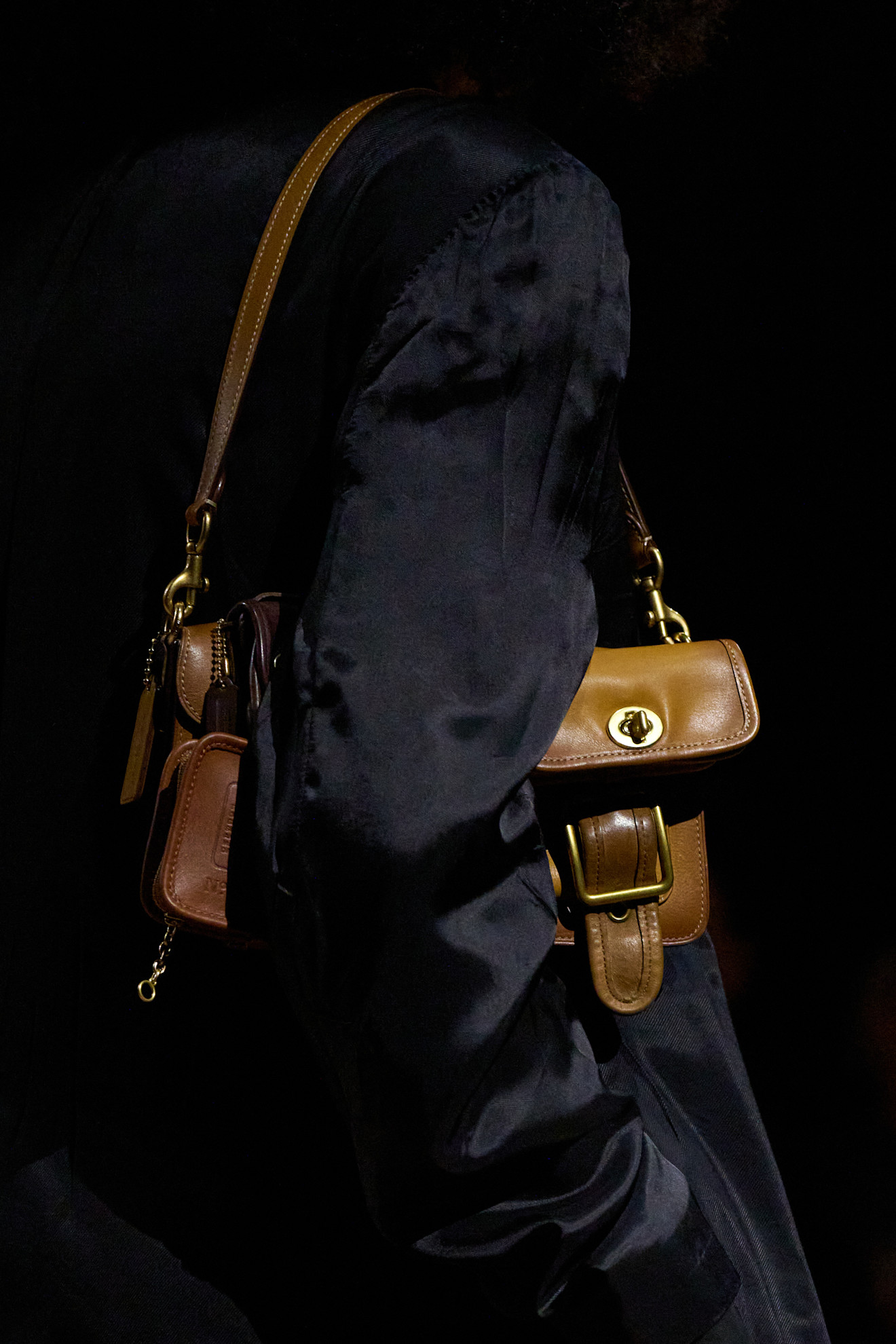 The new Coach Tabby bag on the Spring 2027 runway