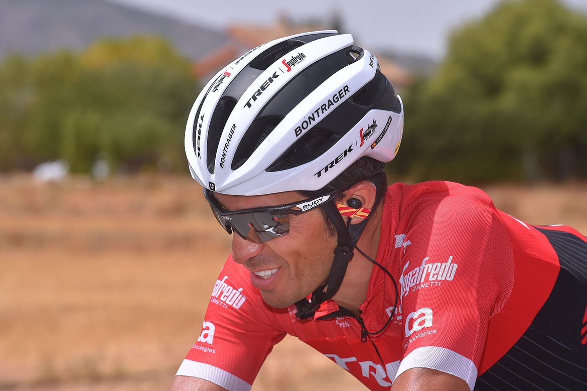 Alberto Contador on stage 8 of the Vuelta a Espa&ntilde;a