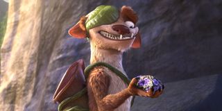 Buck (Simon Pegg) in Ice Age: Collision Course