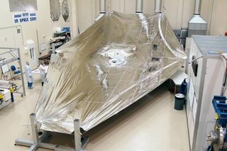 Huge Sun Shield Built for Space Telescope