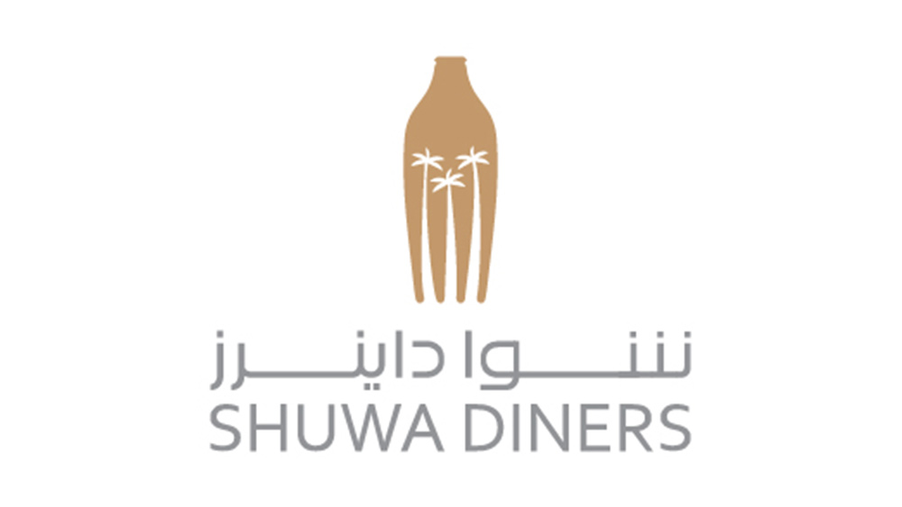 Negative space: Shuwa Diners logo