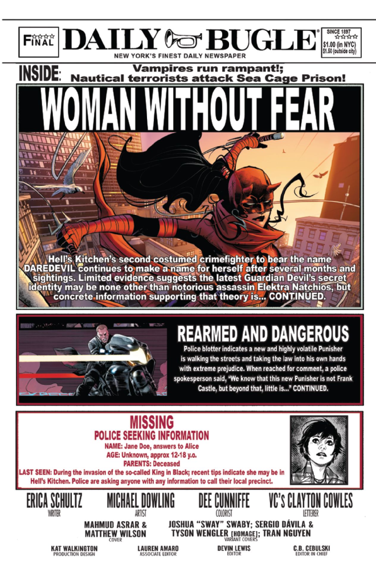 Daredevil: Woman Without Fear #1
