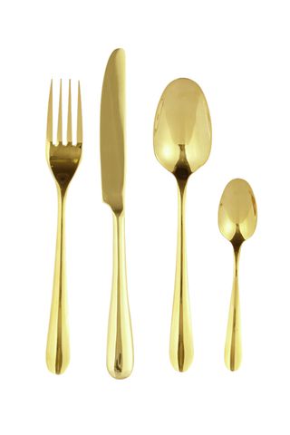 Gold 16pc Cutlery Set, £25