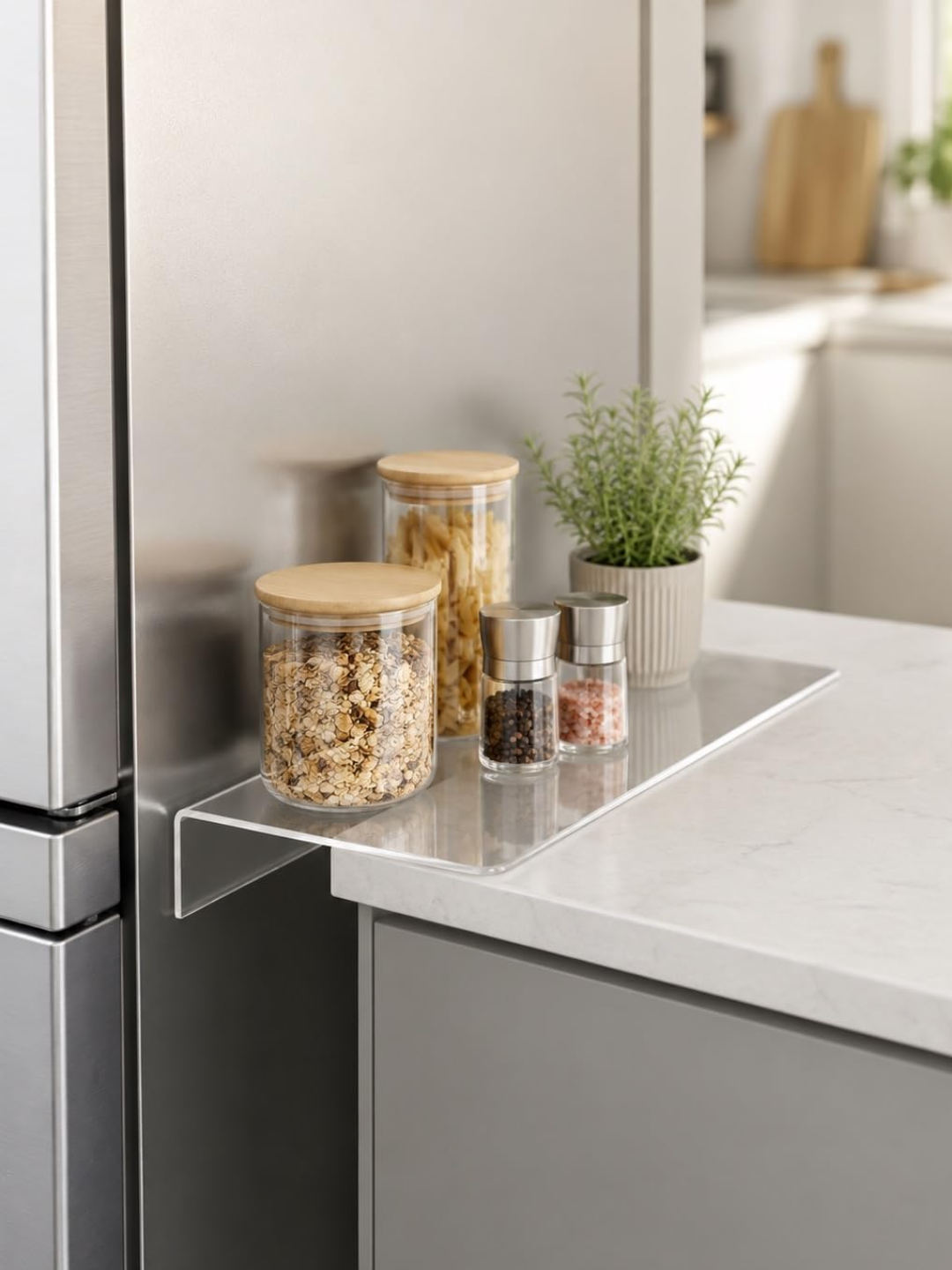 A clear extension panel from Amazon