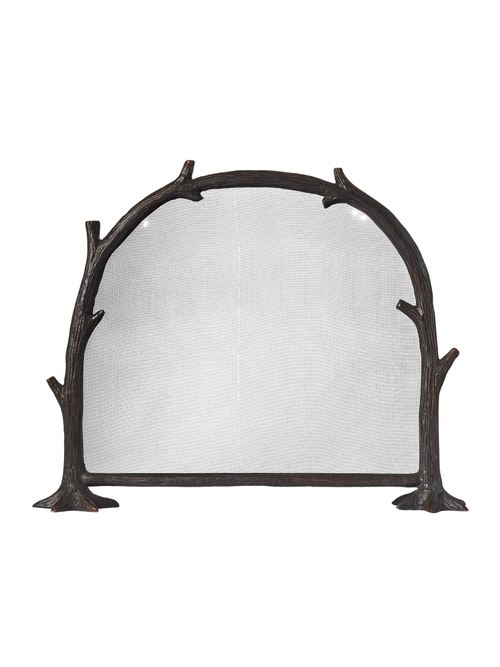 Lone Fox Woodland Deer Fireplace Collection