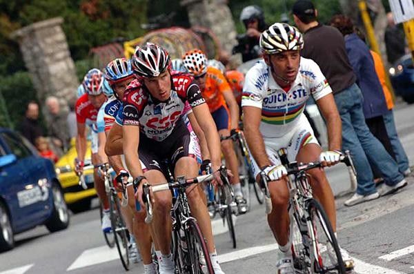 Fr&auml;nk Schleck (Team CSC) looked good in Lombardia, finishing 7th