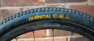 A Continental Dubnital tyre 