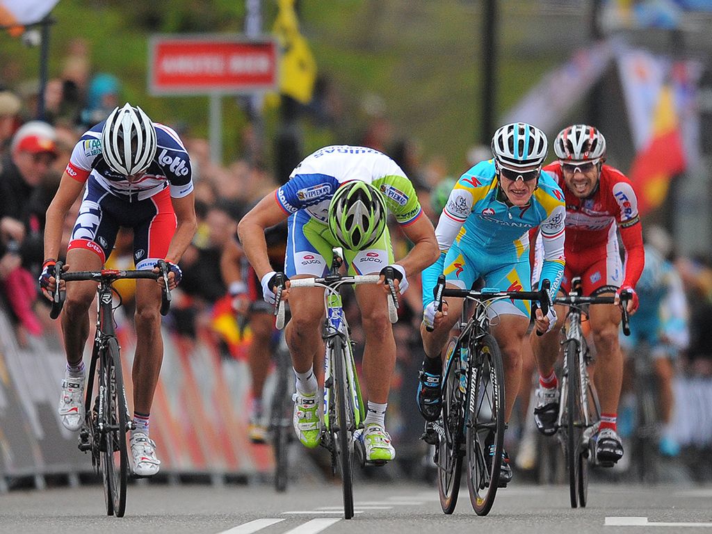 Another second place in 2012, this time behind Enrico Gasparotto at Amstel Gold Race