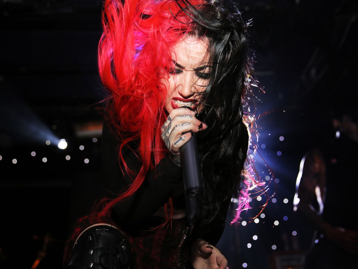 New Years Day vocalist Ash Costello