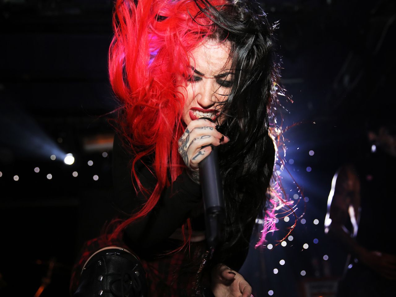 New Years Day vocalist Ash Costello
