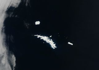 NASA image of South Georgia Island