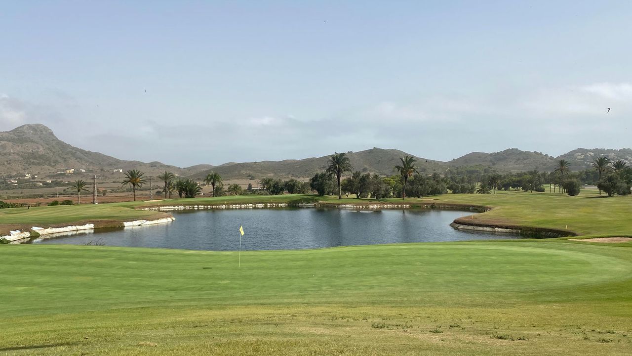 A view of the 11th hole at La Manga