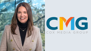 Misti Turnbull with Cox Media Group logo