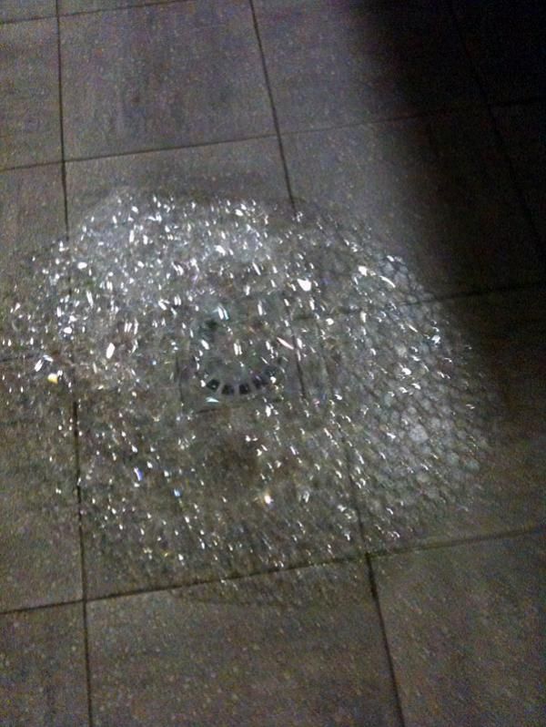 Bubbles from the ground?
