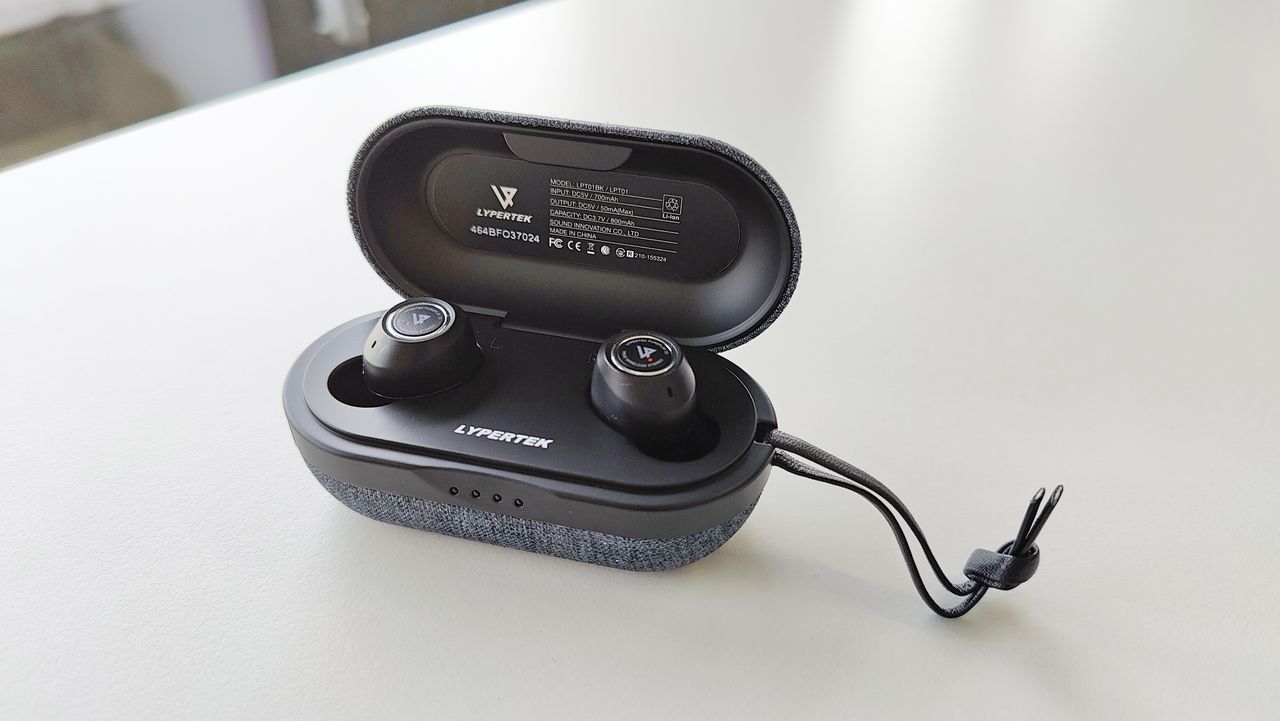 Lypertek PurePlay Z3 2.0 review: wireless earbuds on a white table by a window