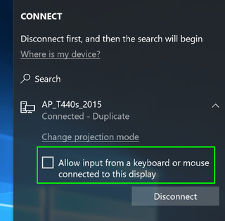 Allow input from connected peripherals