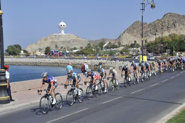 A scenic backdrop to racing in Oman