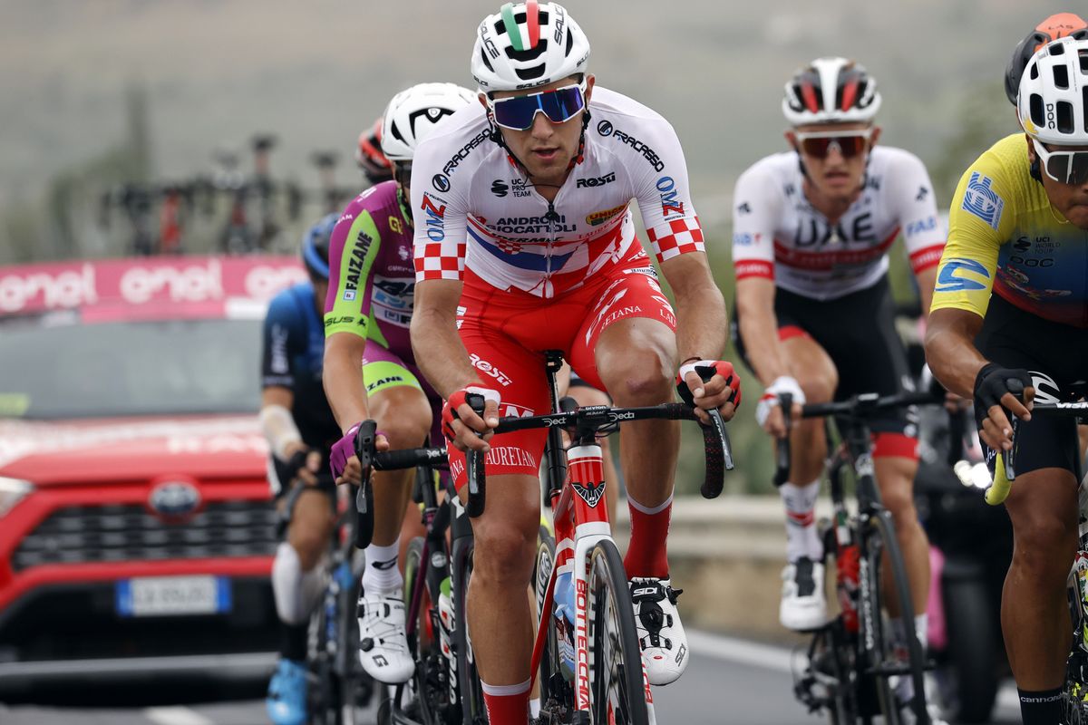 Giro d'Italia 2020 - 103th Edition - 3rd stage Enna - Etna 150&Acirc;&nbsp;km - 05/10/2020 - Josip Rumac (CRO - Androni Giocattoli - Sidermec) - photo Luca Bettini/BettiniPhoto&Acirc;&copy;2020